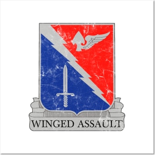 229th Aviation Regiment - Vintage Faded Style Posters and Art